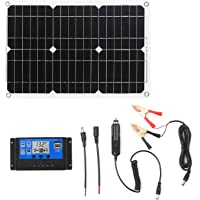 Kecheer Kit de panel solar 18W 12V-Módulo monocristalino fuera de la red Kits de cable de conexión